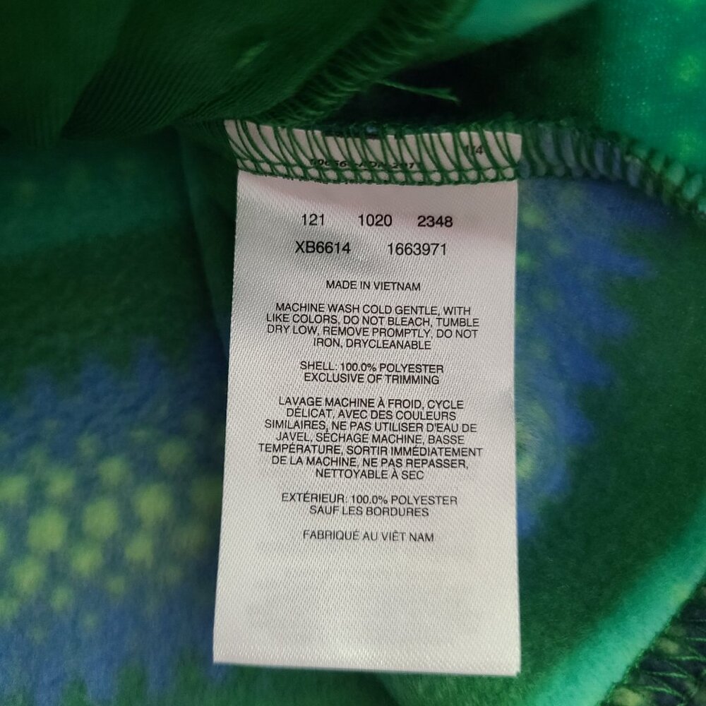 Columbia kids fleece zippered sweater green and black size L 14/16 - Picture 7 of 10